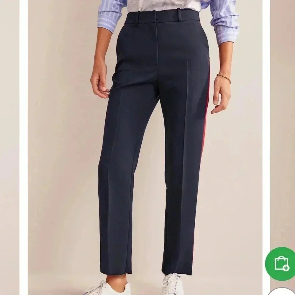 Boden Navy Blue Kew Side Stripe Navy Blue size 10P